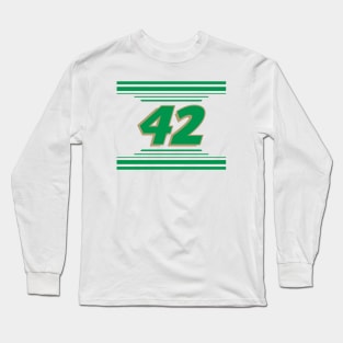 John Hunter Nemechek #42 2024 NASCAR Design Long Sleeve T-Shirt